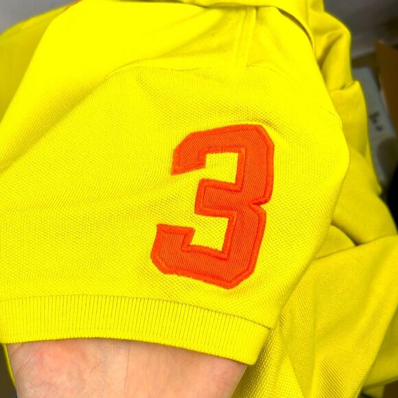 Rare Vintage Ralph Lauren Yellow Large Pony Cotton Dress - Picture 7 of 7